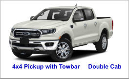 4x4 Pickup with Towbar     Double Cab